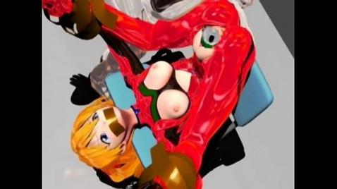 A boca de uma boneca cheia de esperma, no hentai essa reviravolta é destacada