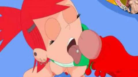 Uma estudante hentai brinca com brinquedos vivos no ginásio da escola.